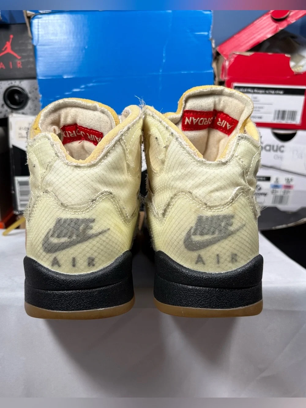 Size 5.5 - Jordan 5 SP x Off-White Mid Sail